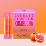 main image-Grapefruit Kombucha Powder - 30 Sticks
