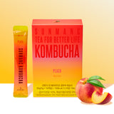 main image - Peach Kombucha Powder-10 Sticks